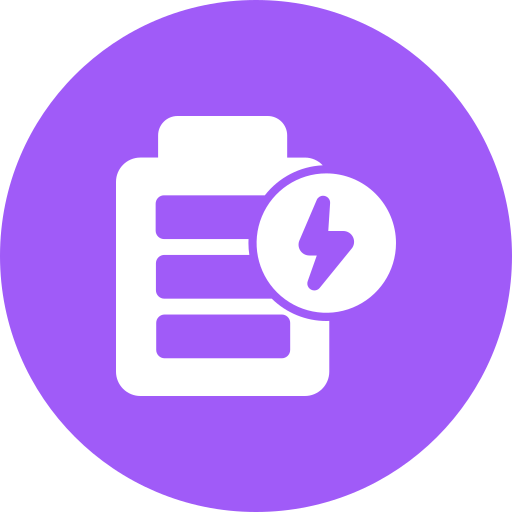 batería cargada icono gratis