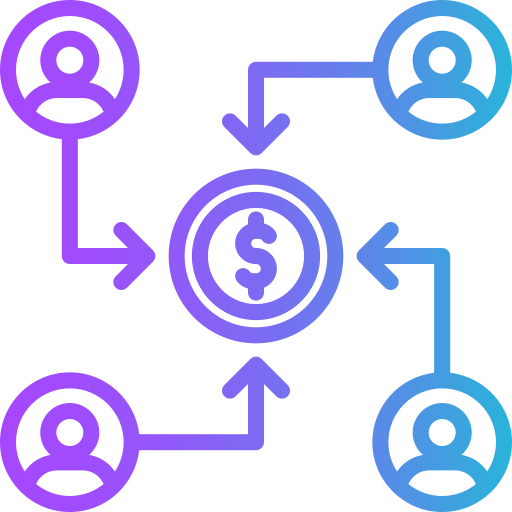 financiamento colaborativo grátis ícone financiamento colaborativo grátis ícone