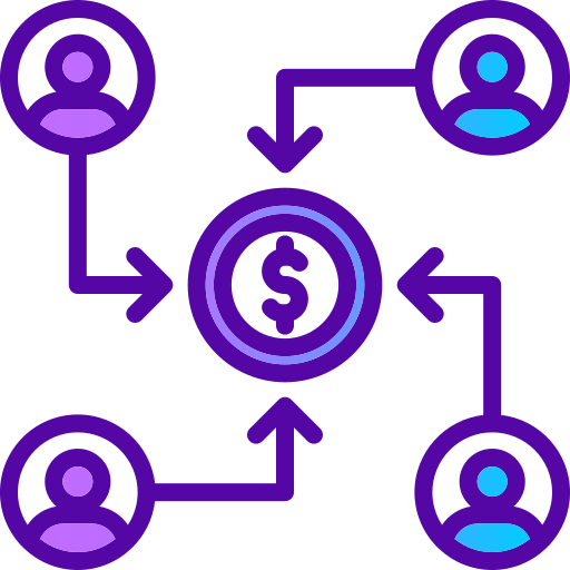 financiamento colaborativo grátis ícone financiamento colaborativo grátis ícone