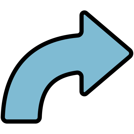 우회전 무료 아이콘