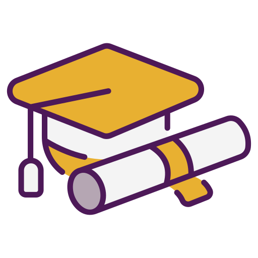 chapéu da graduação grátis ícone