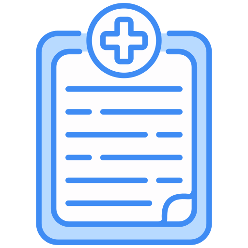 historial médico icono gratis