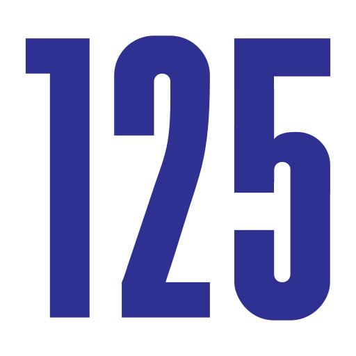 125 Icône gratuit 125 Icône gratuit