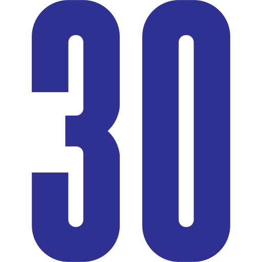 30 Icône gratuit 30 Icône gratuit