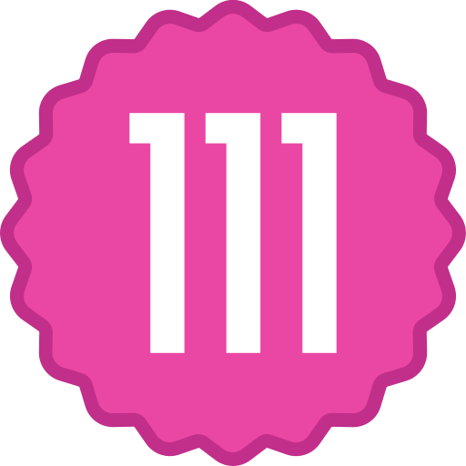 111 icono gratis