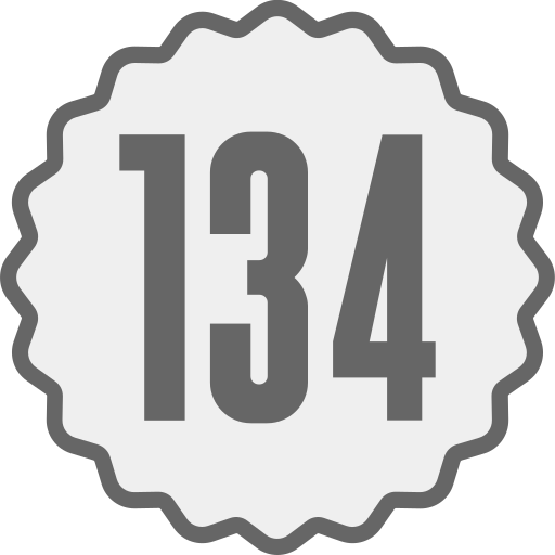 134 grátis ícone 134 grátis ícone