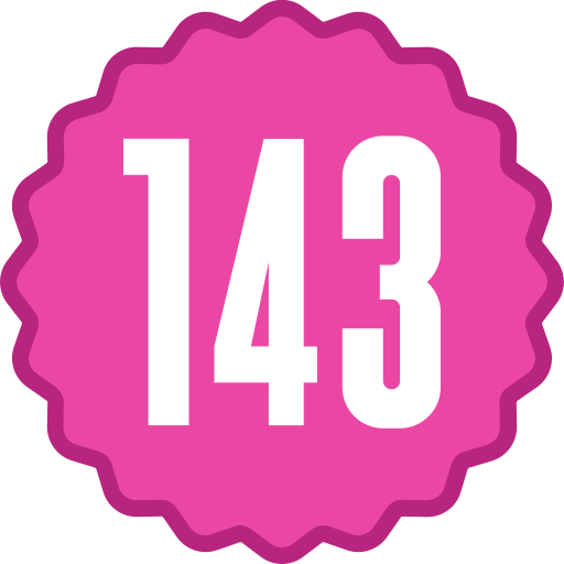 143 Icône gratuit 143 Icône gratuit