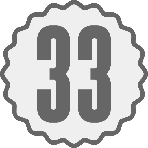 33 grátis ícone 33 grátis ícone