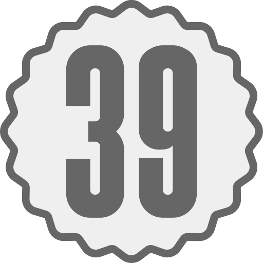 39 Icône gratuit 39 Icône gratuit