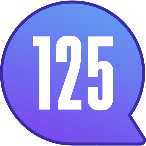 125 Icône gratuit 125 Icône gratuit