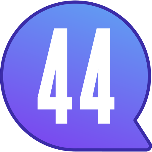 44 grátis ícone