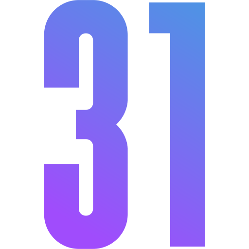 31 Icône gratuit 31 Icône gratuit