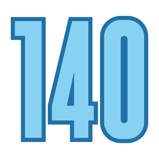 140 icono gratis
