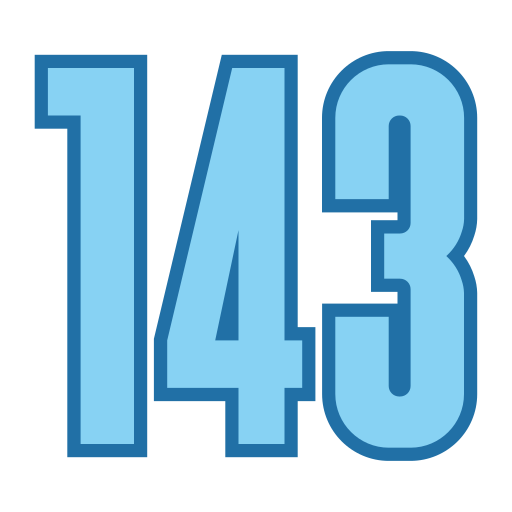 143 Icône gratuit 143 Icône gratuit
