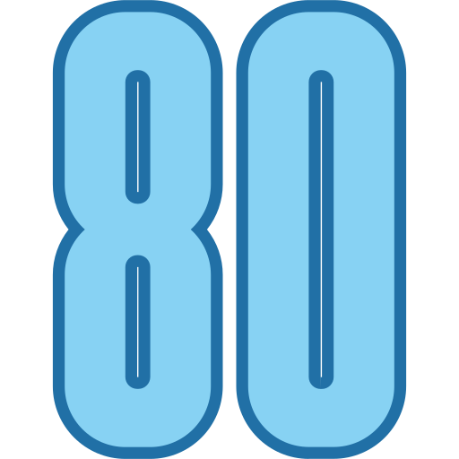 80 icono gratis