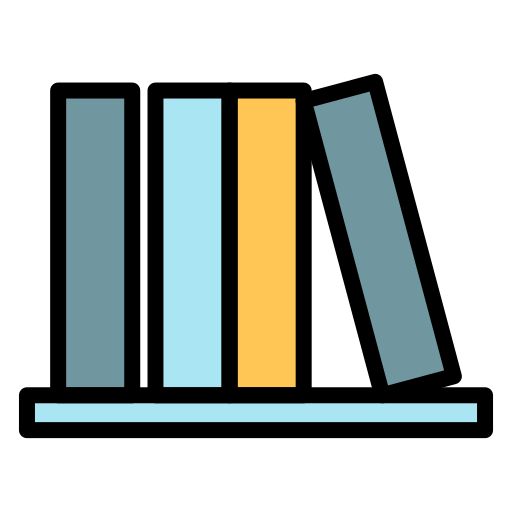 Étagère à livres Icône gratuit Étagère à livres Icône gratuit