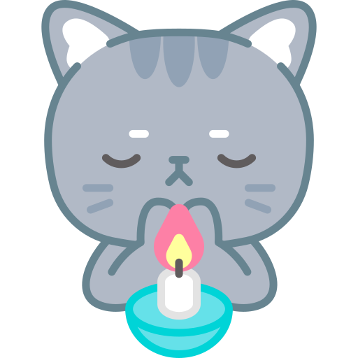 Praying free sticker