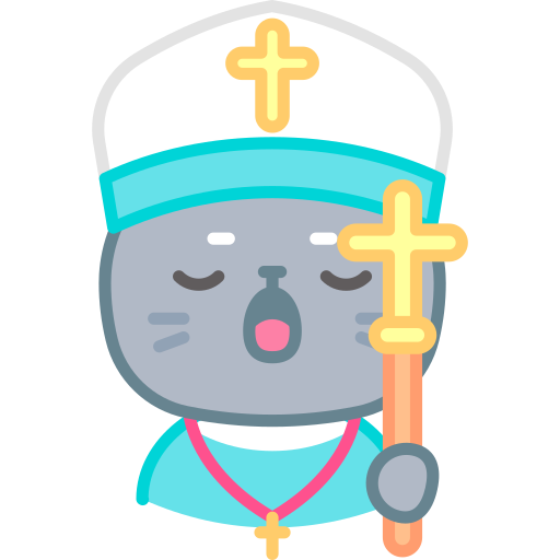 Pope free sticker Pope free sticker