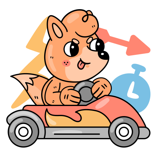 Kart free sticker Kart free sticker