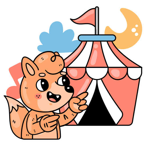 Tent free sticker Tent free sticker