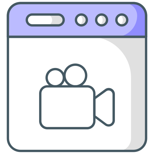 camara de video icono gratis