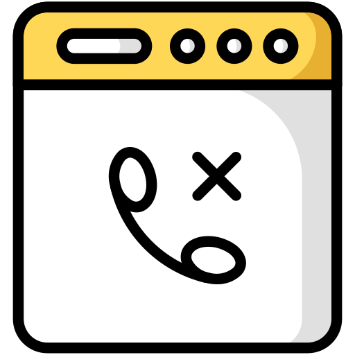 Phone call end free icon