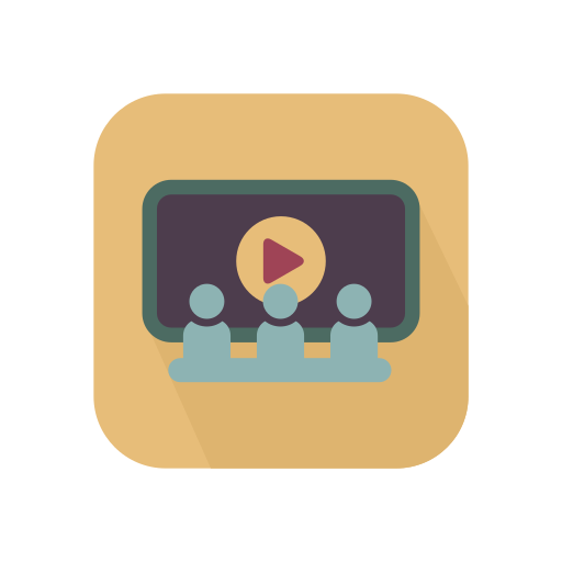 reproductor de video icono gratis