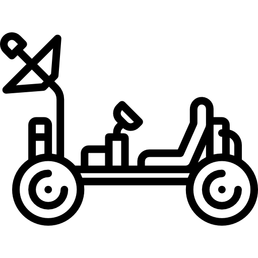 veículo lunar grátis ícone