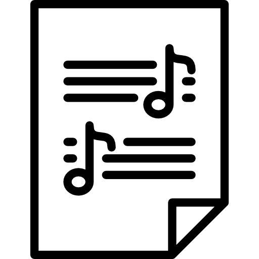 Sheet music free icon