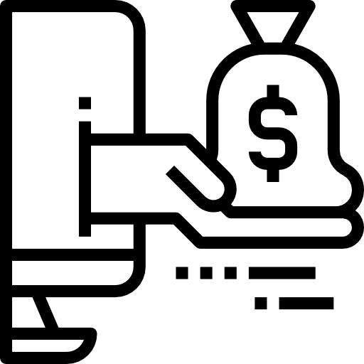 ganancias icono gratis