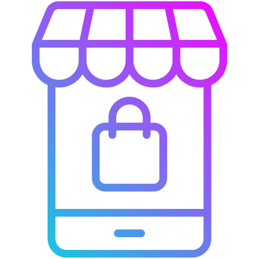 aplicación de compras icono gratis