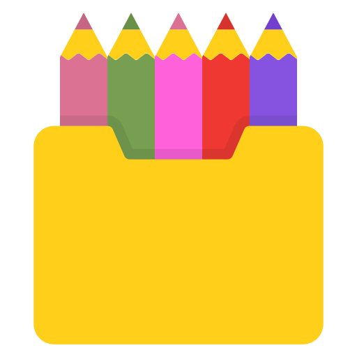 crayons de couleur Icône gratuit crayons de couleur Icône gratuit