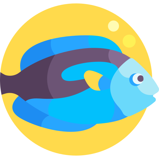 pez espiga azul icono gratis