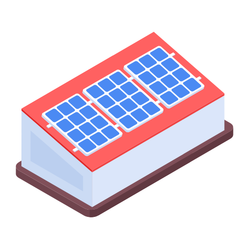 techo solar icono gratis