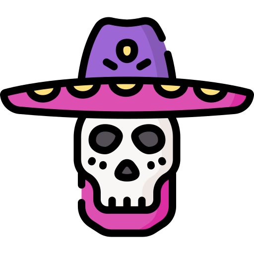 dia de muertos icono gratis