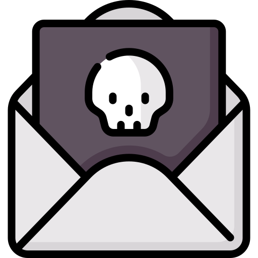 correo de halloween icono gratis