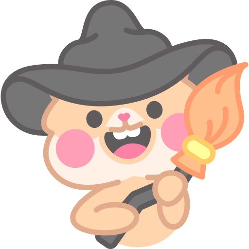 마녀 무료 스티커