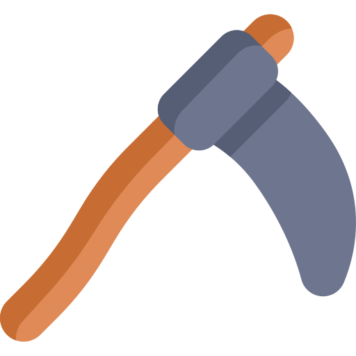 guadaña icono gratis