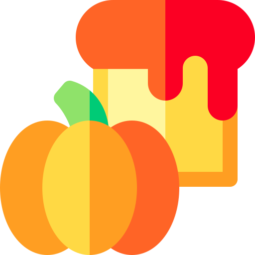 pan de calabaza icono gratis