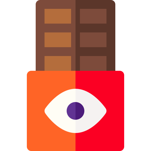 barra de chocolate icono gratis