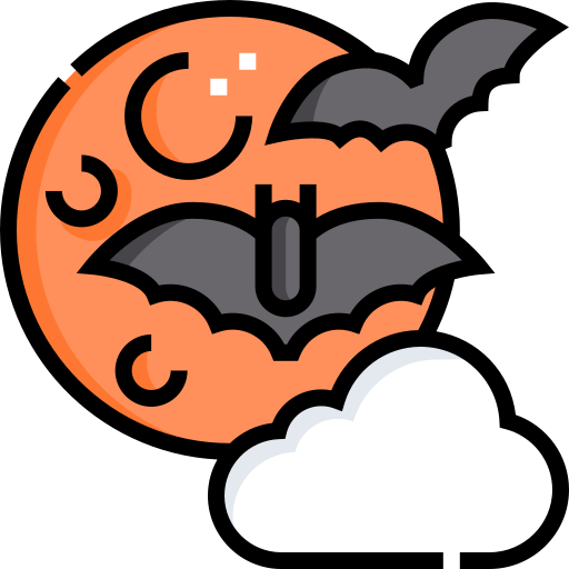 clima de halloween icono gratis