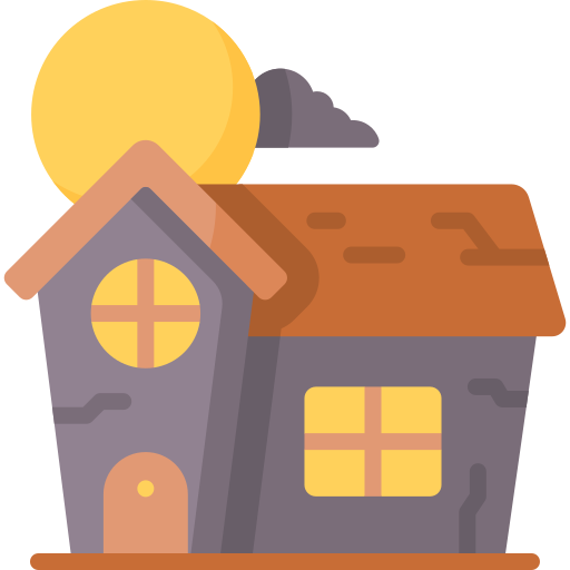 casa embrujada icono gratis