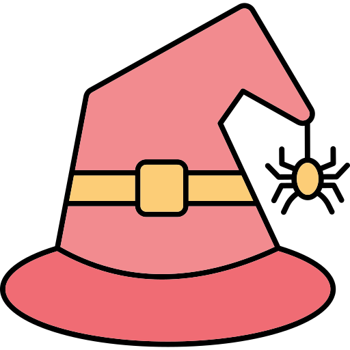 sombrero de bruja icono gratis