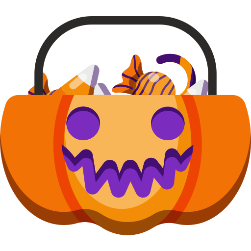 dulce de halloween icono gratis