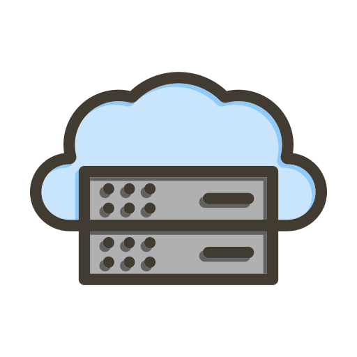 servidor en la nube icono gratis