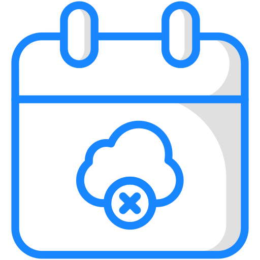 nube bloqueada icono gratis