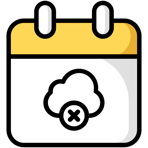 nube bloqueada icono gratis