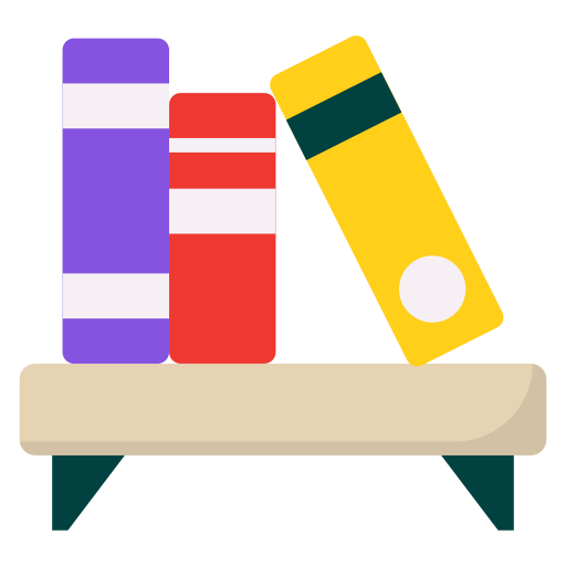 Étagère à livres Icône gratuit Étagère à livres Icône gratuit