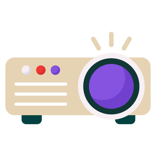 Projector free icon Projector free icon