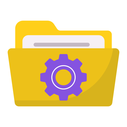 configuración de carpeta icono gratis